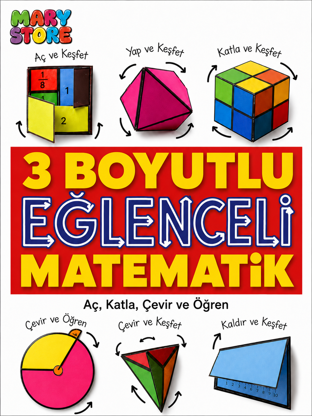 3 Boyutlu Eğlenceli Matematik Kitabı
